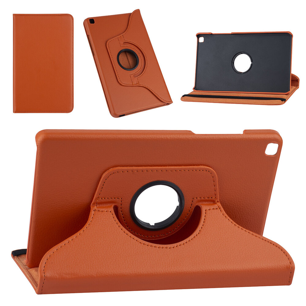 Samsung Tab A 8.0 2019 Orange Tablet Housse - 360 degrés rotatif Samsung Tab A 8.0 2019 Orange Tablet Housse - 360 degrés rotatif