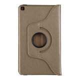 Samsung Tab A 8.0 2019 Goud Book Case Tablethoes - 360 graden draaibaar
