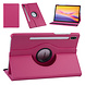 Samsung Tab S6 Felroze Book Case Tablethoes - 360 graden draaibaar Samsung Tab S6 Felroze Book Case Tablethoes - 360 graden draaibaar