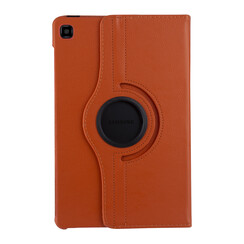 Samsung Tab S6 Lite Oranje Book Case Tablethoes - 360 graden draaibaar