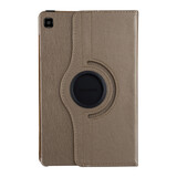 Samsung Tab S6 Lite Goud Book Case Tablethoes - 360 graden draaibaar