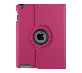 Apple iPad 2-3-4 Hot Pink Book Case Tablet - 360 degrees rotatable Apple iPad 2-3-4 Hot Pink Book Case Tablet - 360 degrees rotatable