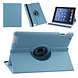 Apple iPad 2-3-4 Bleu clair Tablet Housse - 360 degrés rotatif Apple iPad 2-3-4 Bleu clair Tablet Housse - 360 degrés rotatif