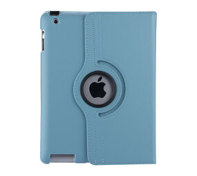 Apple iPad 2-3-4 Light Blue Book Case Tablet - 360 degrees rotatable Apple iPad 2-3-4 Light Blue Book Case Tablet - 360 degrees rotatable