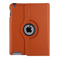 Apple iPad 2-3-4 Book case Oranje Book Case Tablethoes - 360 graden draaibaar