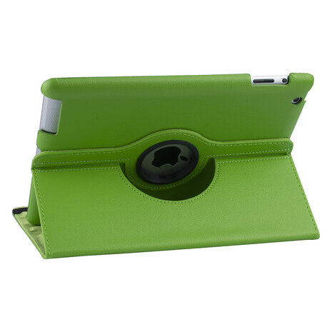Apple iPad 2-3-4 Book case Groen Book Case Tablethoes - 360 graden draaibaar Apple iPad 2-3-4 Book case Groen Book Case Tablethoes - 360 graden draaibaar