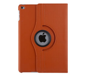Apple iPad 9.7 inch 2018 Oranje Book Case Tablethoes - 360 graden draaibaar Apple iPad 9.7 inch 2018 Oranje Book Case Tablethoes - 360 graden draaibaar