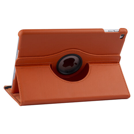 Apple iPad 9.7 inch 2018 Orange Book Case Tablet - 360 degrees rotatable Apple iPad 9.7 inch 2018 Orange Book Case Tablet - 360 degrees rotatable