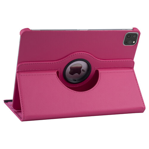 Apple iPad Pro 11 inch 2020 Felroze Book Case Tablethoes - 360 graden draaibaar