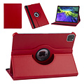 Apple iPad Pro 11 inch 2020 Red Book Case Tablet - 360 degrees rotatable