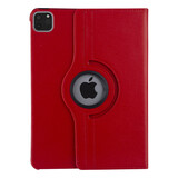Apple iPad Pro 11 inch 2020 Rood Book Case Tablethoes - 360 graden draaibaar