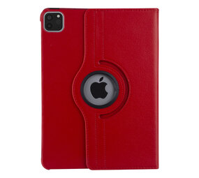 Apple iPad Pro 11 inch 2020 Rood Book Case Tablethoes - 360 graden draaibaar