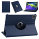 Apple iPad Pro 11 inch 2020 Bleu foncé Tablet Housse - 360 degrés rotatif Apple iPad Pro 11 inch 2020 Bleu foncé Tablet Housse - 360 degrés rotatif