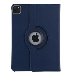 Apple iPad Pro 11 inch 2020 Dunkelblau Book Case Tablet - 360 Grad drehbar