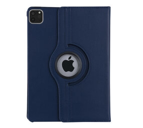 Apple iPad Pro 11 inch 2020 Bleu foncé Tablet Housse - 360 degrés rotatif Apple iPad Pro 11 inch 2020 Bleu foncé Tablet Housse - 360 degrés rotatif