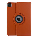 Apple iPad Pro 11 inch 2020 Oranje Book Case Tablethoes - 360 graden draaibaar