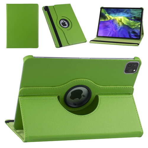 Apple iPad Pro 11 inch 2020 Green Book Case Tablet - 360 degrees rotatable