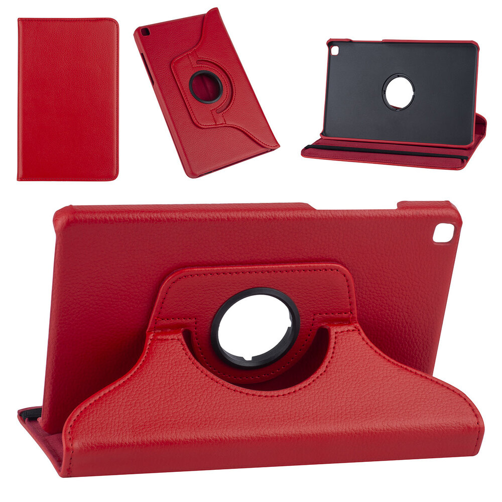 Samsung Tab A 8.0 2019 Red Book Case Tablet - 360 degrees rotatable Samsung Tab A 8.0 2019 Red Book Case Tablet - 360 degrees rotatable