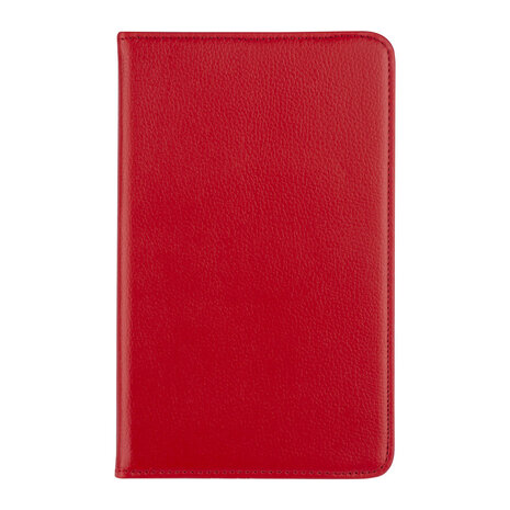 Samsung Tab A 8.0 2019 Rood Book Case Tablethoes - 360 graden draaibaar Samsung Tab A 8.0 2019 Rood Book Case Tablethoes - 360 graden draaibaar