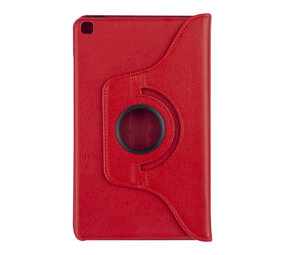 Samsung Tab A 8.0 2019 Rood Book Case Tablethoes - 360 graden draaibaar Samsung Tab A 8.0 2019 Rood Book Case Tablethoes - 360 graden draaibaar