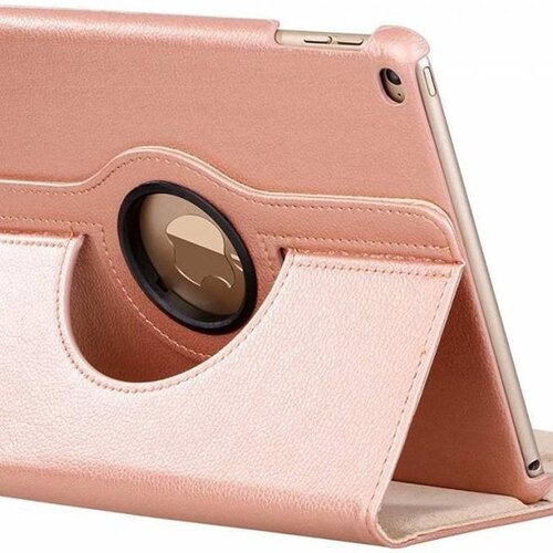 Apple iPad 9.7 (2017) en Apple iPad 9.7 (2018) Rose Gold 360 graden draaibaar hoes - Book Case Tablethoes