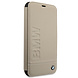 BMW BMW Apple iPhone 11 Pro Max Taupe Book type housse - Cuir véritable BMW BMW Apple iPhone 11 Pro Max Taupe Book type housse - Cuir véritable