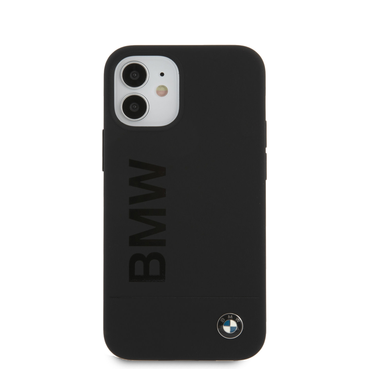 Diversen elkaar hemel BMW Apple iPhone 12 Mini zwart Backcover hoesje - Big Logo - NT Mobiel  Accessoires - Nederland