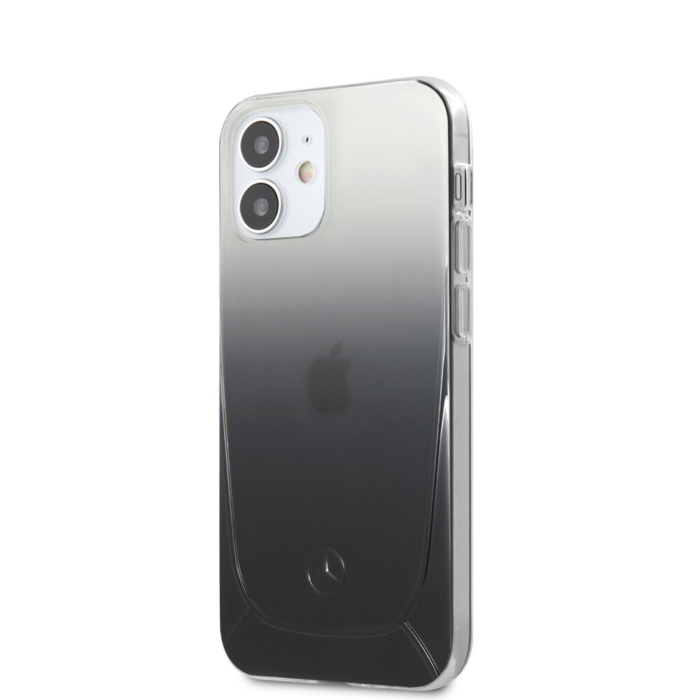 Mercedes-Benz Mercedes-Benz Apple iPhone 12 Mini Schwarz Back-Cover hul - transparant Mercedes-Benz Mercedes-Benz Apple iPhone 12 Mini Schwarz Back-Cover hul - transparant