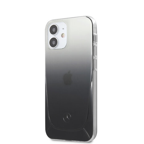 Mercedes-Benz Mercedes-Benz Apple iPhone 12 Mini Schwarz Back-Cover hul - transparant Mercedes-Benz Mercedes-Benz Apple iPhone 12 Mini Schwarz Back-Cover hul - transparant