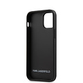 Karl Lagerfeld Karl Lagerfeld Apple iPhone 12 Mini Black Back cover case - Lizard Signature