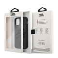 Karl Lagerfeld Karl Lagerfeld Apple iPhone 12 Mini Black Back cover case - Lizard Signature