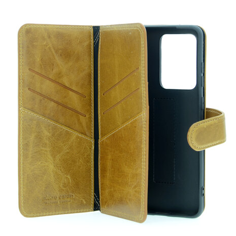Pierre Cardin Pierre Cardin Samsung Galaxy S20 Ultra marron Book type housse - Cuir véritable Pierre Cardin Pierre Cardin Samsung Galaxy S20 Ultra marron Book type housse - Cuir véritable