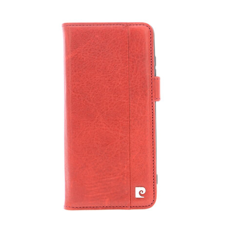 Pierre Cardin Pierre Cardin Samsung Galaxy S20 Plus red Book type case - Genuine leather Pierre Cardin Pierre Cardin Samsung Galaxy S20 Plus red Book type case - Genuine leather