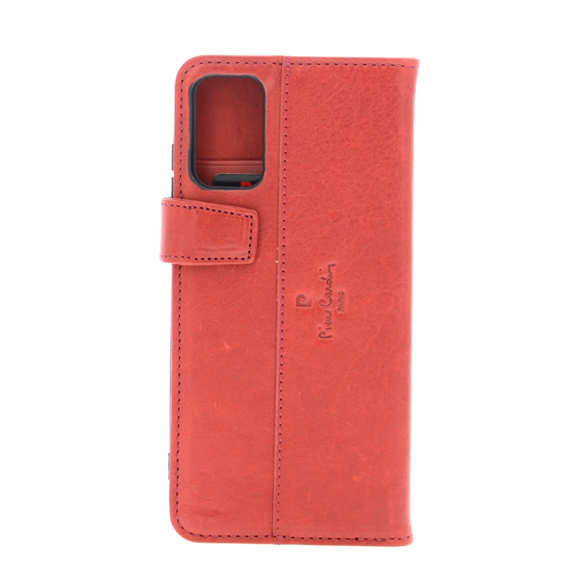 Pierre Cardin Pierre Cardin Rood hoesje Samsung Galaxy S20 Plus - Book Case - Echt leder, foto 3 van 3