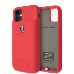 Ferrari iPhone 11 full cover power case lichtgewicht - Rood