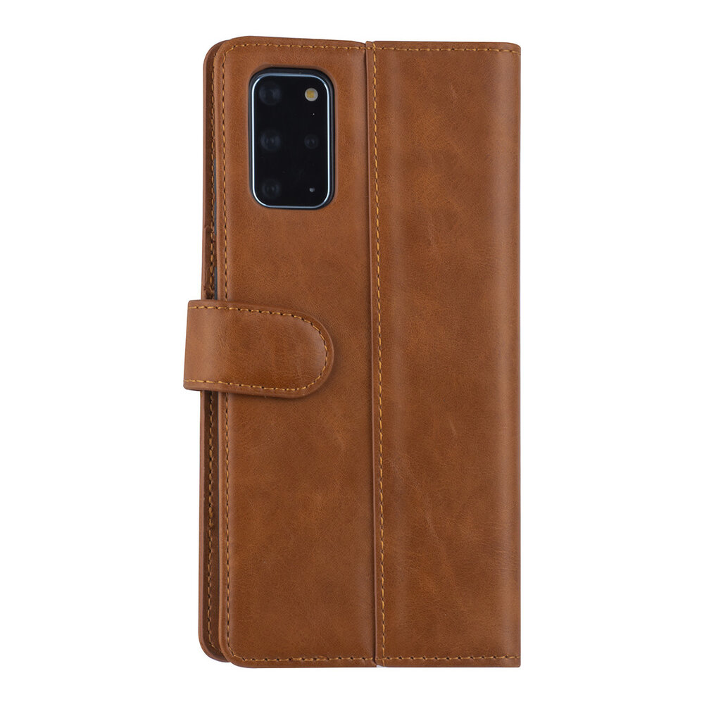 UNIQ Accessory Bruin hoesje Samsung Galaxy S20 Plus - Book Case - PU leather UNIQ Accessory Bruin hoesje Samsung Galaxy S20 Plus - Book Case - PU leather