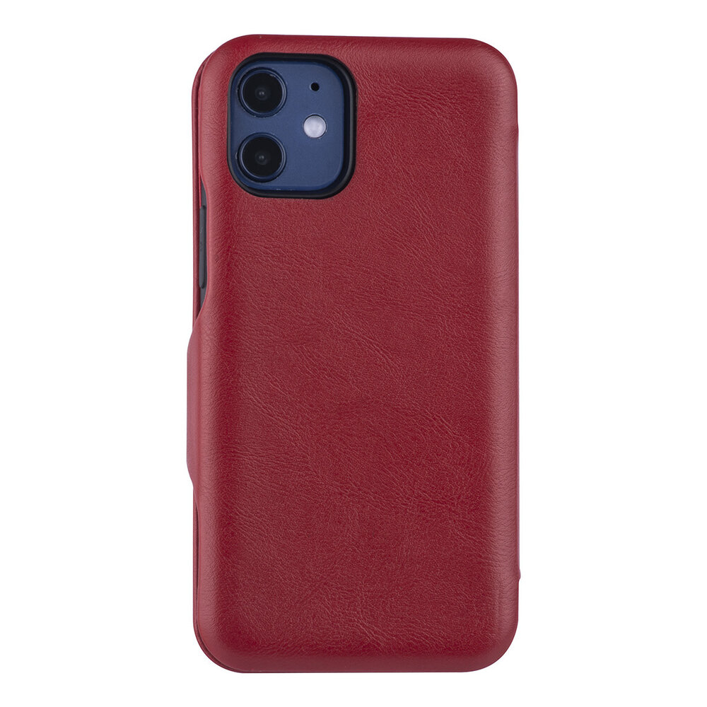 UNIQ Accessory UNIQ Accessory Rood hoesje iPhone 12 Mini - Book Case UNIQ Accessory UNIQ Accessory Rood hoesje iPhone 12 Mini - Book Case