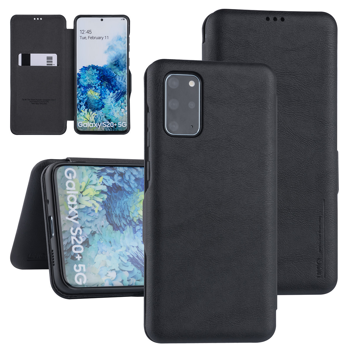 UNIQ Accessory UNIQ Accessory Samsung Galaxy S20 Plus Book Case hoesje - Zwart