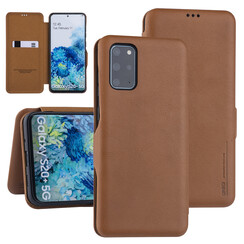 Samsung Galaxy S20 Plus Brun clair Book type housse - Titulaire de la carte