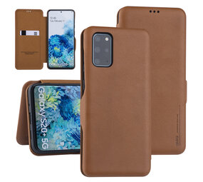 UNIQ Accessory UNIQ Accessory Samsung Galaxy S20 Plus Book Case hoesje - Licht Bruin UNIQ Accessory UNIQ Accessory Samsung Galaxy S20 Plus Book Case hoesje - Licht Bruin