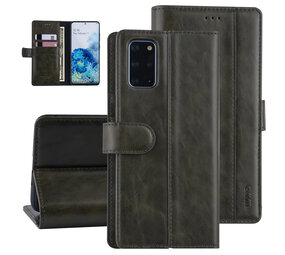 UNIQ Accessory DonkerGroen hoesje Samsung Galaxy S20 Plus - Book Case - PU leather UNIQ Accessory DonkerGroen hoesje Samsung Galaxy S20 Plus - Book Case - PU leather