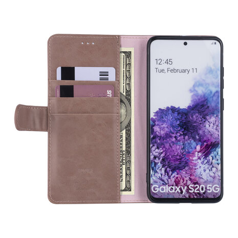 UNIQ Accessory Samsung Galaxy S20 Pink Book type case - PU leather UNIQ Accessory Samsung Galaxy S20 Pink Book type case - PU leather