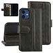UNIQ Accessory iPhone 12 Mini Book Case hoesje - Donker Groen - PU leather UNIQ Accessory iPhone 12 Mini Book Case hoesje - Donker Groen - PU leather