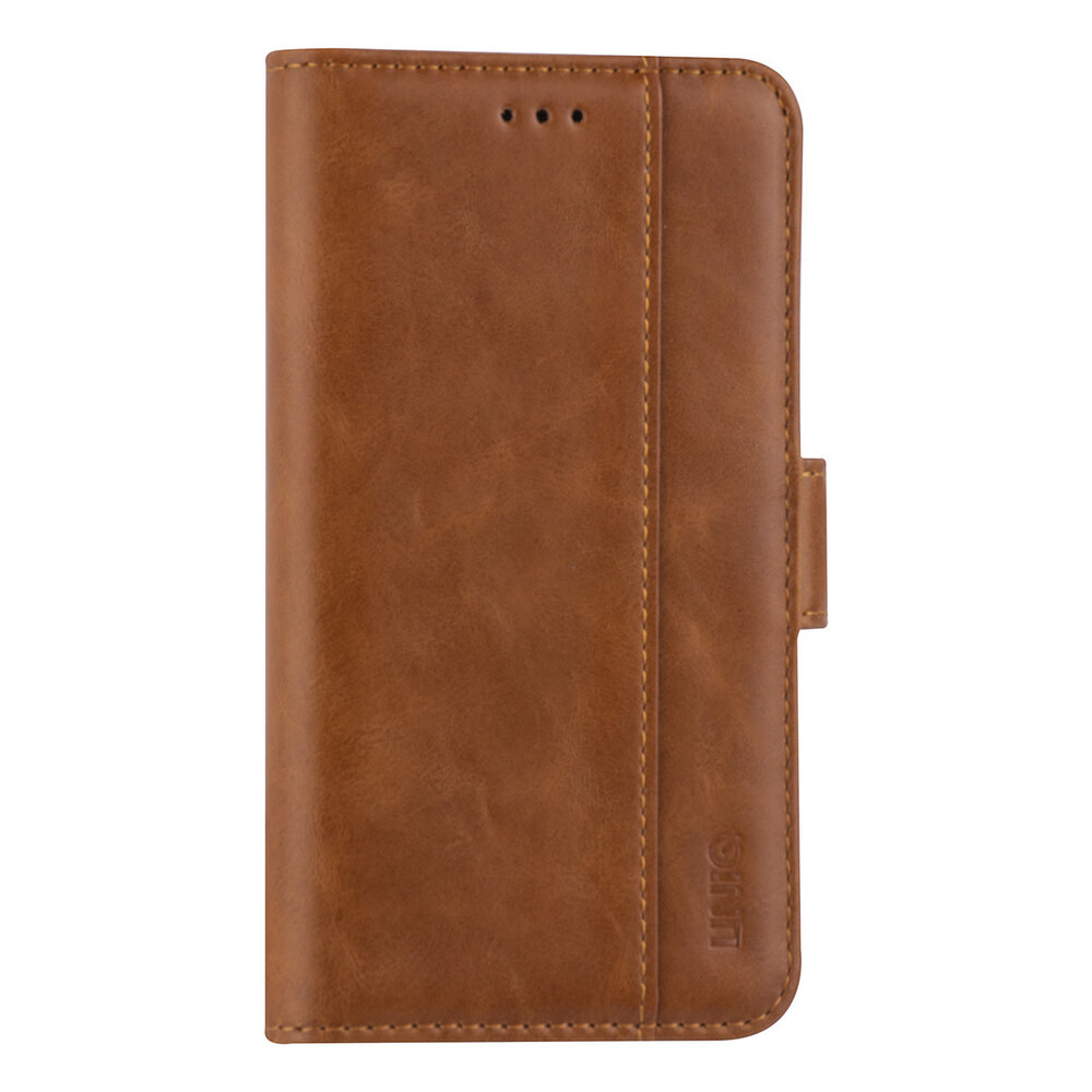 UNIQ Accessory Apple iPhone 12 Mini Brown Book type case - PU leather UNIQ Accessory Apple iPhone 12 Mini Brown Book type case - PU leather