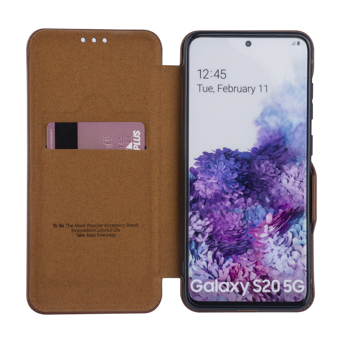UNIQ Accessory UNIQ Accessory Samsung Galaxy S20 Book Case hoesje - Bruin, foto 2 van 6