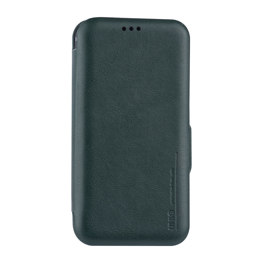 UNIQ Accessory Apple iPhone 12 Mini Vert Book type housse - Titulaire de la carte UNIQ Accessory Apple iPhone 12 Mini Vert Book type housse - Titulaire de la carte