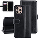 UNIQ Accessory iPhone 12 Pro Max Book Case hoesje - Zwart - PU leather UNIQ Accessory iPhone 12 Pro Max Book Case hoesje - Zwart - PU leather