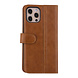 UNIQ Accessory iPhone 12 Pro Max Book Case hoesje - Bruin - PU leather UNIQ Accessory iPhone 12 Pro Max Book Case hoesje - Bruin - PU leather