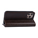 UNIQ Accessory UNIQ Accessory iPhone 12 Pro Max Leren Book Case hoesje - DonkerBruin - Pasjeshouder voor 3 pasjes - Magneetsluiting UNIQ Accessory UNIQ Accessory iPhone 12 Pro Max Leren Book Case hoesje - DonkerBruin - Pasjeshouder voor 3 pasjes - Magneetsluiting