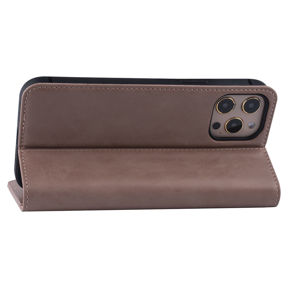 UNIQ Accessory Apple iPhone 12 Pro Max Rose Book type housse - Faux cuir UNIQ Accessory Apple iPhone 12 Pro Max Rose Book type housse - Faux cuir